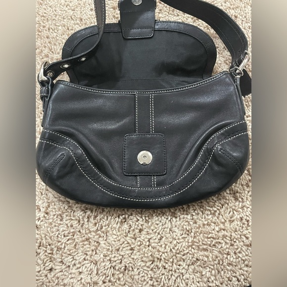 Vintage Coach Black Soho Hobo Handbag - Picture 10 of 16